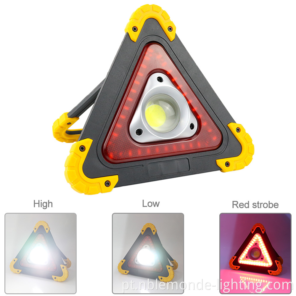 Compact Weatherproof Triangle Safety Lights